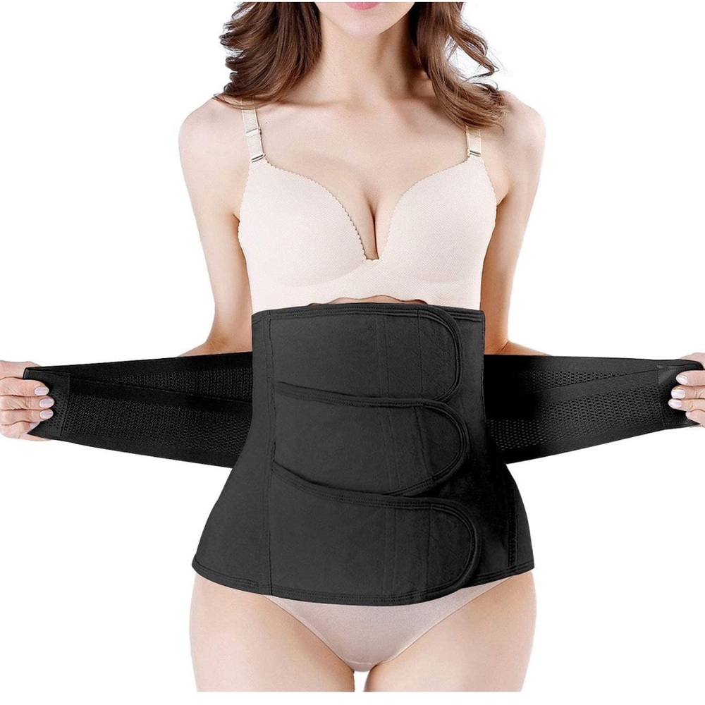 Postpartum Girdle C-section recovery belt back support belly band shape wear